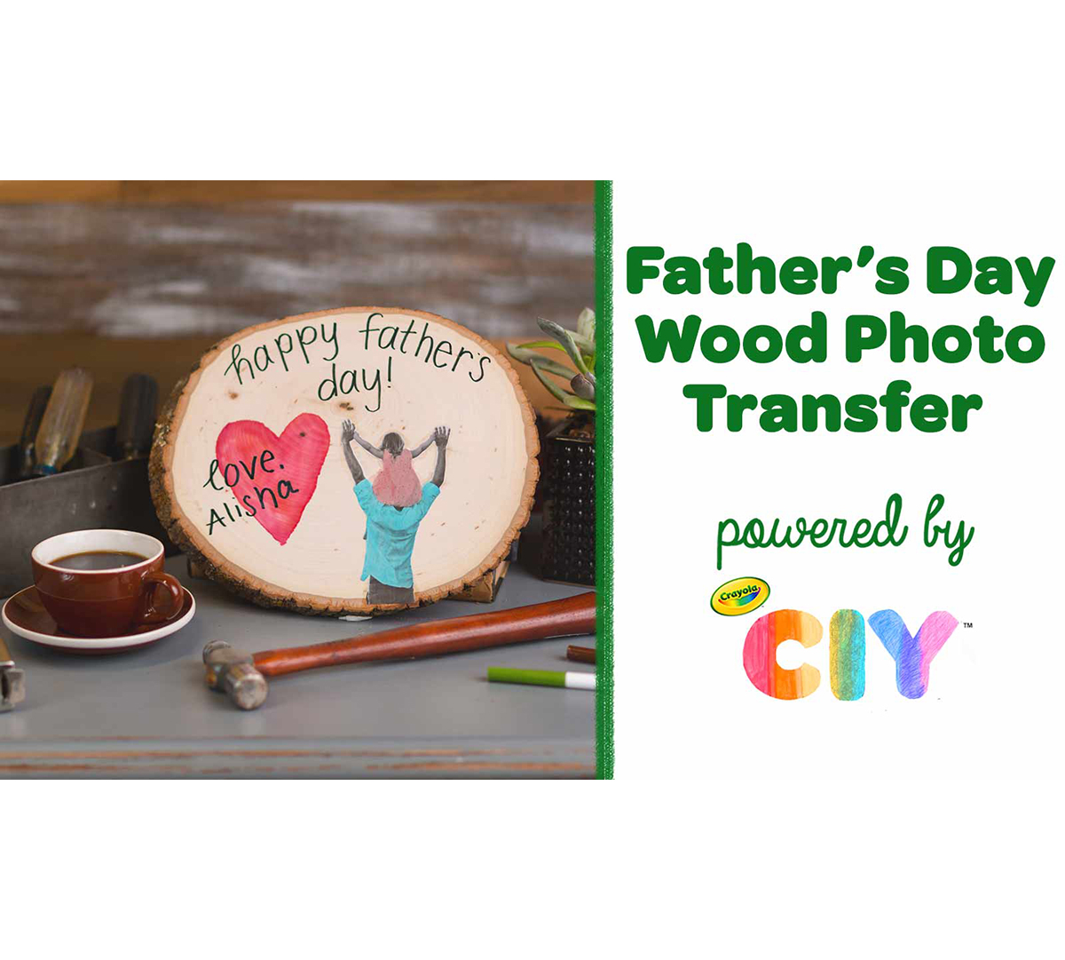 Father's Day Photo Transfer Craft Kit